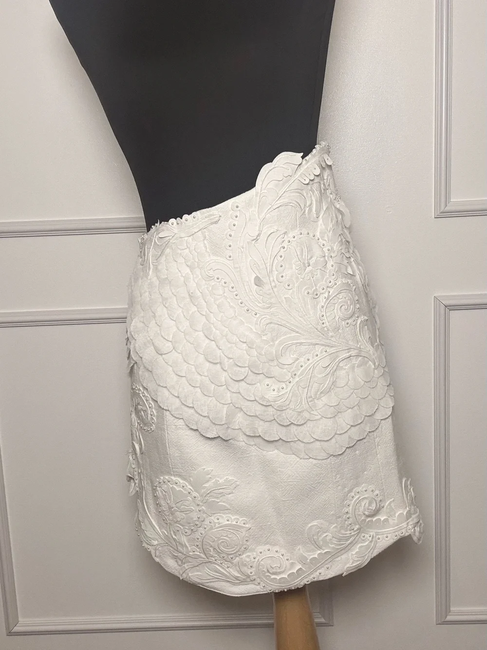 Zimmermann Tama Appliqué Filagree Mini Skirt size 2 Runway Collection Rare - Picture 10 of 15